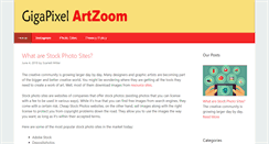 Desktop Screenshot of gigapixelartzoom.com
